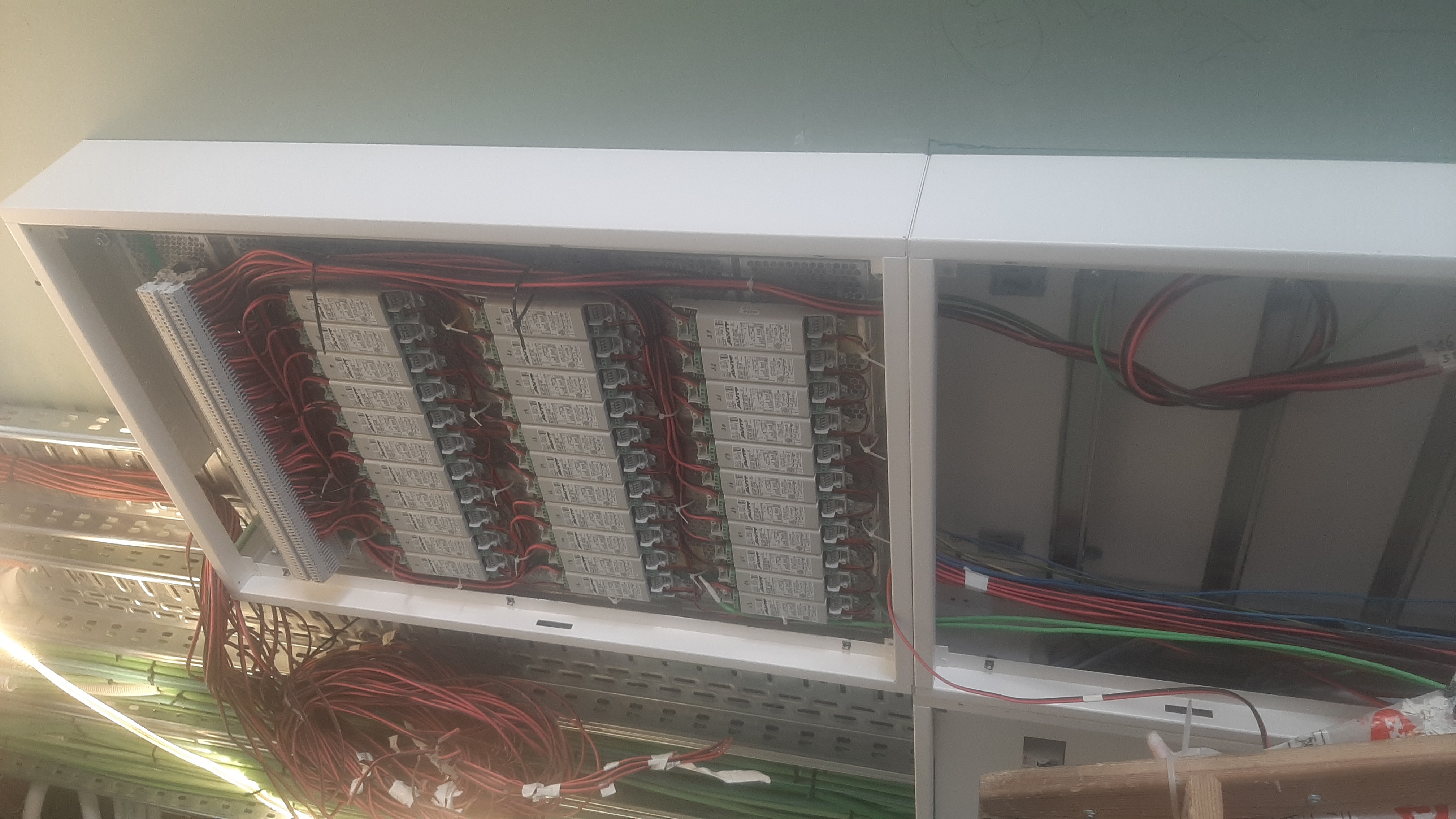 cableado iliminacion led centralizado